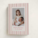 "classic weave" - Holiday Cards in Berry by Kanika Mathur - Folded Card