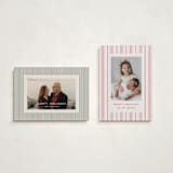 "classic weave" - Holiday Cards in Berry by Kanika Mathur - Photo Orientation Options