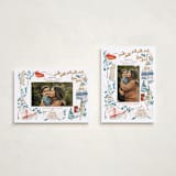 "Rockin' around the world" - Holiday Cards in Eucalyptus by Sarah Knight - Photo Orientation Options
