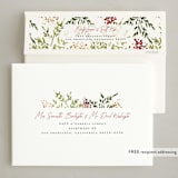 "Joyous Spirit" - Holiday Cards in Crimson by Beth Schneider - FREE Recipient Addressing