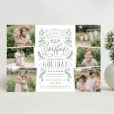 "A Joyful Season" - Holiday Cards in Sage by Kristen Smith - Front