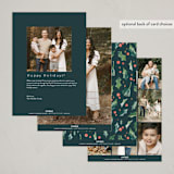 "Six Times Happier" - Holiday Cards in Sugar by Pati Cascino - Back of Card