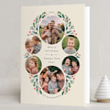 "Six Times Happier" - Holiday Cards in Sugar by Pati Cascino - Folded Card