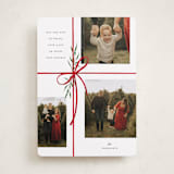 "Holiday gifts" - Holiday Cards in Candied Apple by Susan Zinader - Front