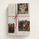 "Holiday gifts" - Holiday Cards in Burgundy by Susan Zinader - Folded Card