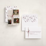 "Holiday gifts" - Holiday Cards in Burgundy by Susan Zinader - Assembled