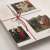 "Holiday gifts" - Holiday Cards in Burgundy by Susan Zinader - Detail