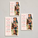 "Holly Jolly Very Merry" - Holiday Cards in Merry Berry by Ashley DeMeyere - Formats Available