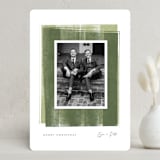"Lino Ink" - Holiday Cards in Pine by Snow and Ivy - Front