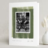 "Lino Ink" - Holiday Cards in Pine by Snow and Ivy - Folded Card