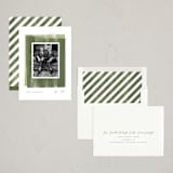 "Lino Ink" - Holiday Cards in Pine by Snow and Ivy - Assembled