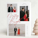 "Scattered Trio" - Holiday Cards in Apple by Michelle Taylor - Folded Card