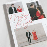 "Scattered Trio" - Holiday Cards in Apple by Michelle Taylor - Detail