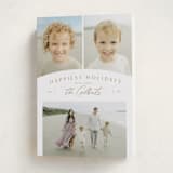 "Modern Trio" - Holiday Cards in Sand by Michelle Taylor - Folded Card