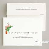 "Paper Ornaments" - Holiday Cards in Pine by Sarah Knight - FREE Recipient Addressing