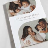 "Merry Things" - Holiday Cards in Fawn by AK Graphics - Detail
