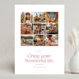 "Crazy Wonderful Life" - Holiday Cards in Peppermint by Erin L. Wilson - Front