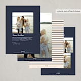 "Over The River" - Holiday Cards in Winter Frost by Julie Murray - Back of Card Options
