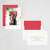 "Branches and Berries" - Holiday Cards in Cranberry by Eve Schultz - Assembled