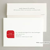 "Modern Colorblock" - Holiday Cards in Santa by Ashley Iwafuchi - FREE Recipient Addressing