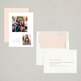 "Minimalist Celebration" - Holiday Cards in Holly Berry by Orasie - Assembled