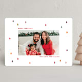 "Very Merry Trees" - Holiday Cards in Twinkle Lights by Leah Ragain - Front