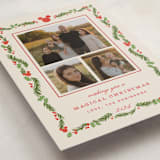 "Disney’s mickey Vintage holiday greens" - Holiday Cards in Stocking by Creo Study - Detail