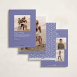 "Frozen magic holidays" - Holiday Cards in Twilight by Sabrin Deirani - Back of Card Options