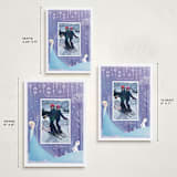 "Frozen magic holidays" - Holiday Cards in Twilight by Sabrin Deirani - Formats Available