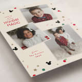 "Disney Magic Confetti" - Holiday Cards in Holly by Kacey Kendrick Wagner - Detail