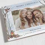 "Winnie the Pooh Snow Day" - Holiday Cards in Ice by Becky Nimoy - Detail
