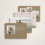 "Disney's Holiday Pooh" - Holiday Cards in Caramel by Teju Reval - Back of Card Options