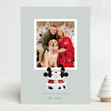 "mickey kiss" - Holiday Cards in Frost by Lori Wemple - Front