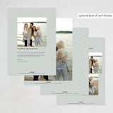 "mickey kiss" - Holiday Cards in Frost by Lori Wemple - Back of Card Options