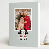 "mickey kiss" - Holiday Cards in Frost by Lori Wemple - Folded Card