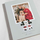 "mickey kiss" - Holiday Cards in Frost by Lori Wemple - Detail