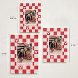 "Disney Mickey Checkerboard" - Holiday Cards in Minnie's Bow by Carrie ONeal - Formats Available