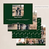 "Merry Photo Strip" - Holiday Cards in Slate by Leah Ragain - Back of Card Options