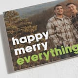 "Stand Out" - Holiday Cards in Lime by Lisa Assenmacher - Detail