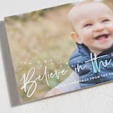 "Believe" - Holiday Cards in Snow by Annie Holmquist - Detail