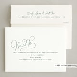 "Up Top" - Holiday Cards in Snow by Lauren Chism - FREE Recipient Addressing