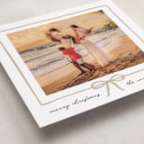 "lil bow" - Holiday Cards in Snowfall by Jennifer Lew - Detail