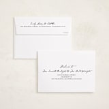 "Written Wish" - Holiday Cards in Ivory by Cass Loh - FREE Recipient Addressing
