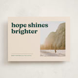 "headline" - Holiday Cards in Spruce by Annie Clark - Front