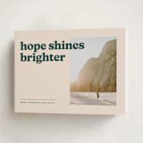 "headline" - Holiday Cards in Spruce by Annie Clark - Folded Card