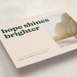 "headline" - Holiday Cards in Spruce by Annie Clark - Detail