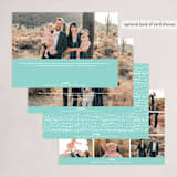 "Quietude" - Holiday Cards in Glacier by Rebecca Daublin - Back of Card Options