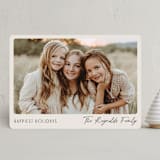 "Simply Framed" - Holiday Cards in Ivory by Hooray Creative - Front