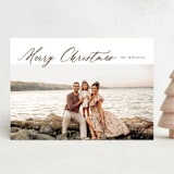 "Scrollwork" - Holiday Cards in Fawn by Up Up Creative - Front