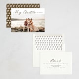 "Scrollwork" - Holiday Cards in Fawn by Up Up Creative - Assembled